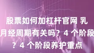 股票如何加杠杆官网 乳腺结节与月经周期有关吗？4 个阶段养护重点